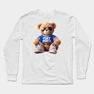 Fort Worth Teddy Bear Long Sleeve T-Shirt